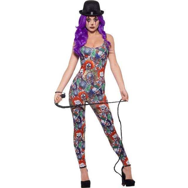 (Medium) Creepy Clown Bodysuit Costume | Halloween