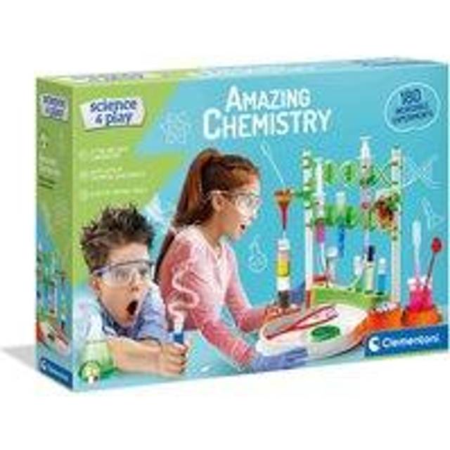 Clementoni Amazing Chemistry Experiment Kit, Science & Play, Kids Ages 8 Years +