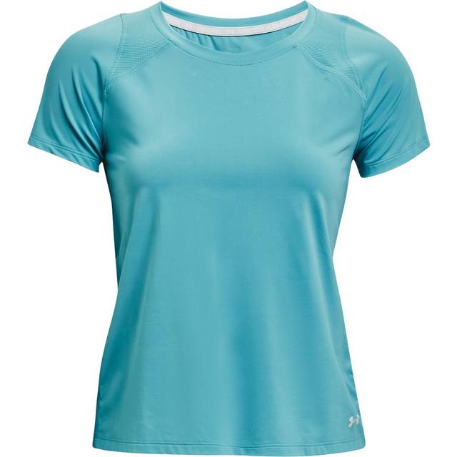 UNDER ARMOUR ISO-CHILL LÖPA T-SHIRT TURKIS - Storlek Small - Turkos