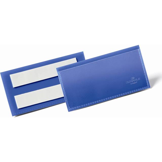 Durable Adhesive Pocket 100x38mm Blue