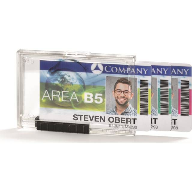 Durable PUSHBOX Trio ID Card Holder