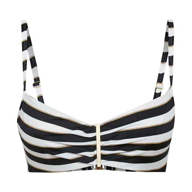Femilet Belize Underwired Bikini Bra - Black/White - D 80