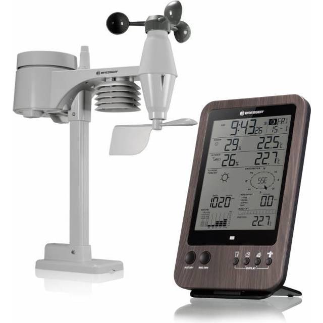 BRESSER extra/vervangend Basisstation voor 7002512 WTW Weerstation in houtoptiek