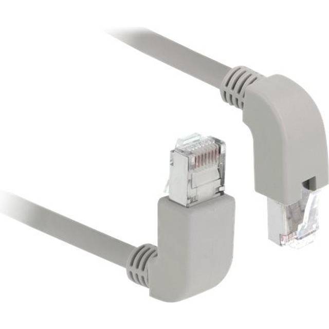 DeLock 2xAngled RJ45-RJ45 SF/UTP Cat5e 0.5m