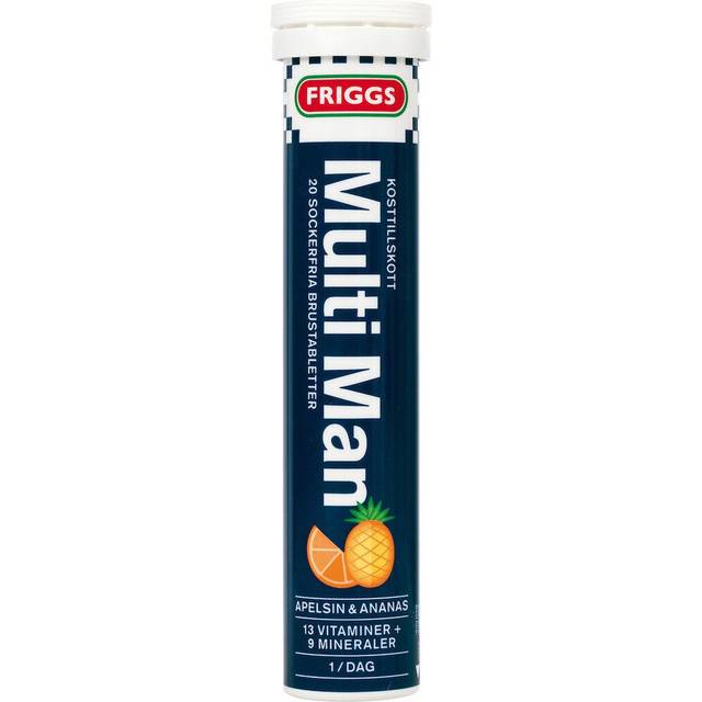 Vitamin Man Brustablett Apelsin & Ananas 20ST