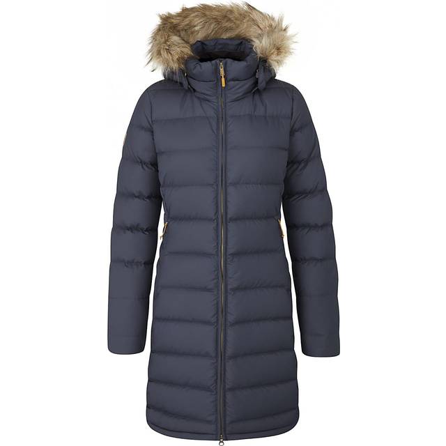 Rab Womens Deep Cover Down Parka Jacket - Navy - 16