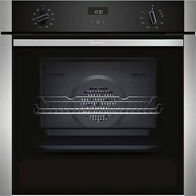Oven Neff B3ACE4HN0B Slide and Hide Single Electric Oven - Black