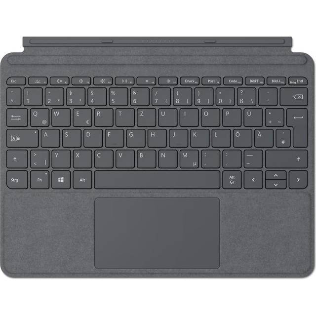 Microsoft Go Type Cover Platin QWERTZ engelsk platina, KCT-00105