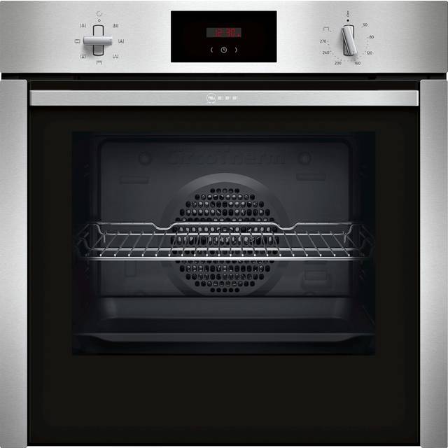 Neff B3CCC0AN0B N30 Built In Electric Single Oven in Black with Stainl
