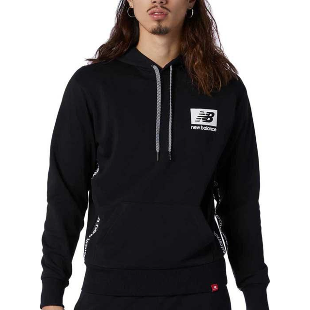 Balance essentials id mens black hoodie