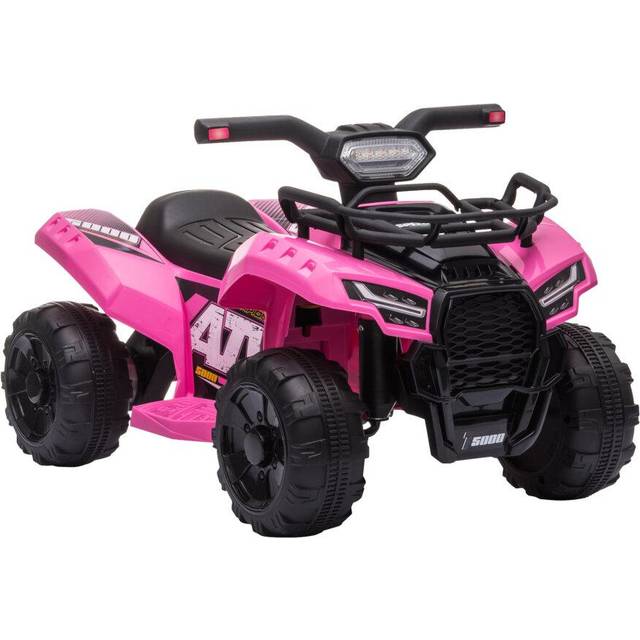 HOMCOM Kids Ride-on Four Wheeler ATV Car w/ Headlights Green, Green