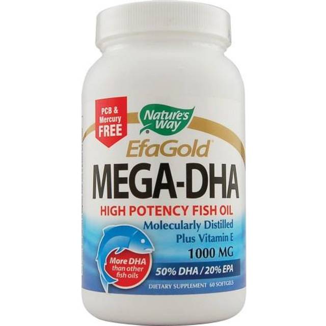 Nature's Way  Mega-DHA Premium Fish Oil  60 Softgels