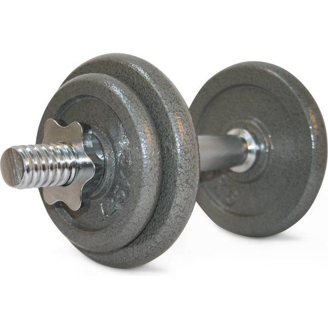 TITAN LIFE Dumbbell 10 kg, justerbar. Gjutjärn 1 st. Justerbar hantel 10 kg. Gjutjärn 16 x 16 x 34 cm, grå