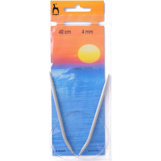 Pony Classic 40cm Fixed Circular Knitting Needles - 4.00mm (P47609)