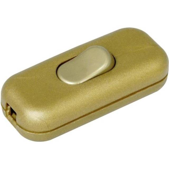 Kopp 191307003 Pull Switch Gold Off/On 2A Strain Relief 1 piece