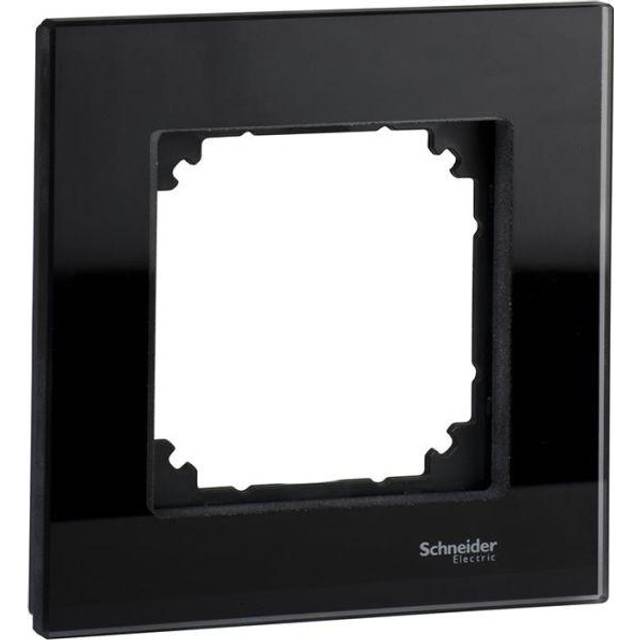Schneider Electric Exxact Solid Ram glas, svart 1 fack