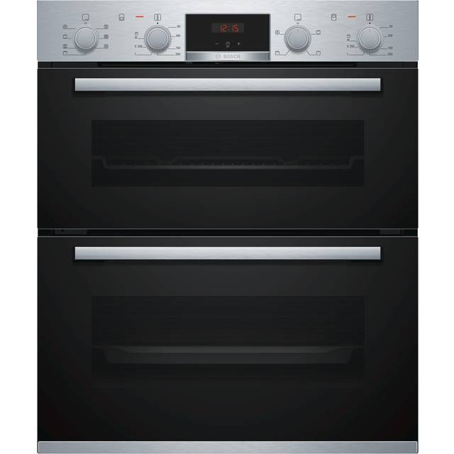 Bosch NBS533BS0B Built Under Electric Double Oven - Stainless Steel