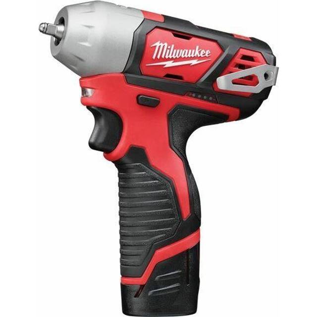 Milwaukee M12 BIW14-202C Sub Compact 1/4" Impact Wrench with Friction Ring 2 x 2.0Ah