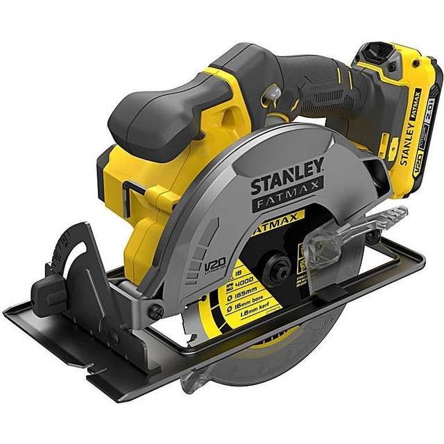 Stanley Fatmax V20 SFMCS500 18v Cordless Circular Saw 165mm 1 x 2ah Li-ion Battery Charger Case