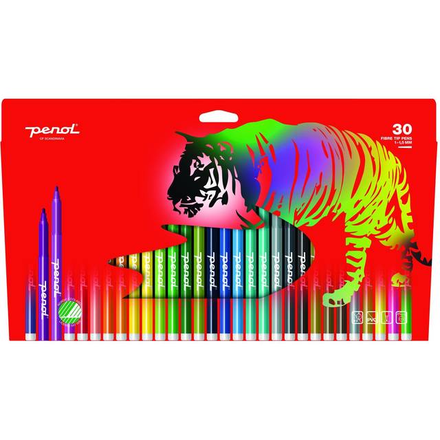 Penol Fiberpennor 30-pack