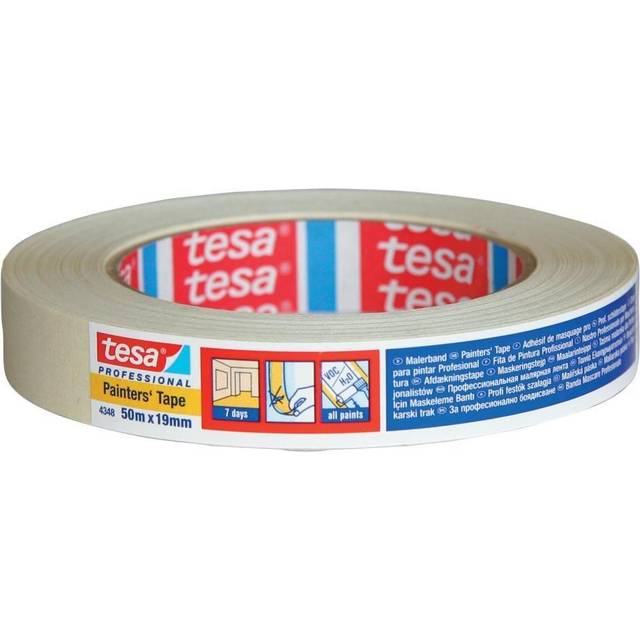 TESA Maskeringstejp Målartejp 50 m (Bredd: 19 mm)