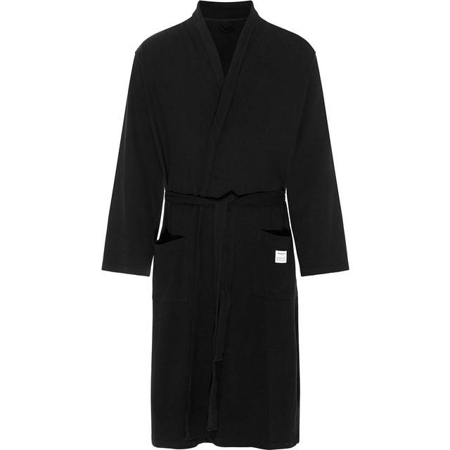 RESTERÖDS Resteröds Bathrobe Org. Cotton |Svart |S/M