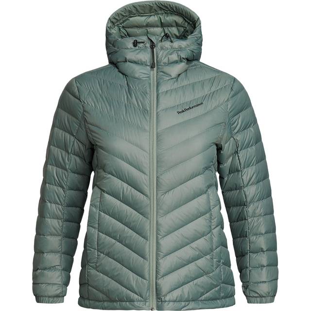 Frost Down Hood Jacket W Fells View (XS) - Grön (XS)