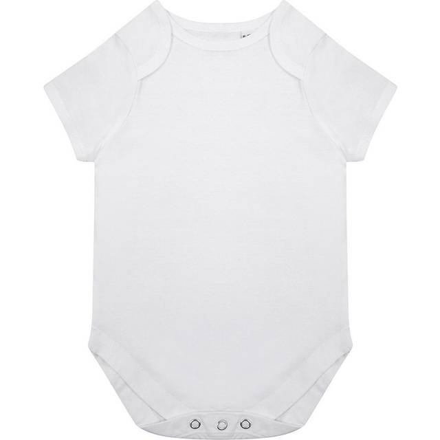 Larkwood Organic Baby Bodysuit LW655 White New Born Colour: White, Siz