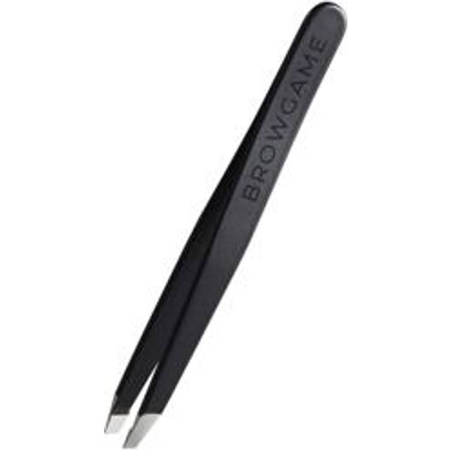 Browgame Cosmetic Signature Tweezer Slanted - Soft Touch - Blackout
