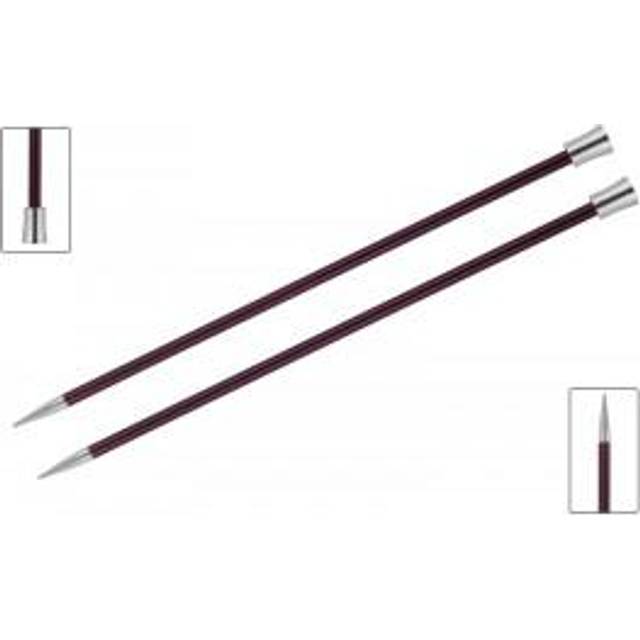 KnitPro Zing 40cm Single Point Knitting Needles - 12.00mm (KP47339)