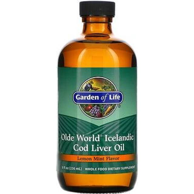 Garden of Life  Olde World® Icelandic Cod Liver Oil  Lemon Mint  8 fl oz (236 ml)