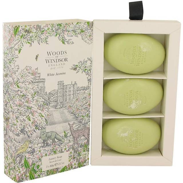 Woods of Windsor White Jasmine Soap 3 x 60g