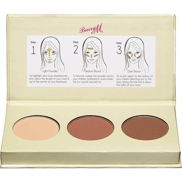Barry M Chisel Cheeks Contour Kit Light Medium