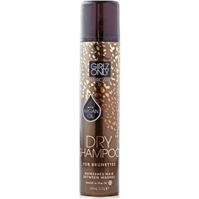 Girlz Only Tørshampoo m. arganolie brunt hår 200ml
