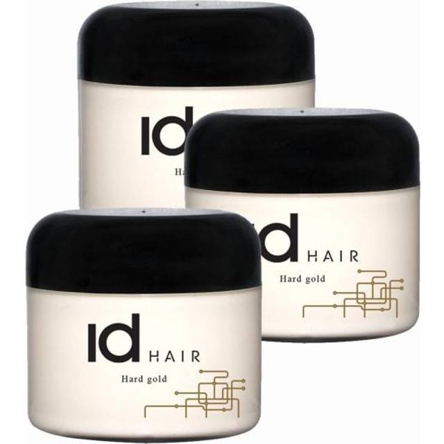idHAIR 3-pack Hard Gold Wax 100ml Bone White 100ml