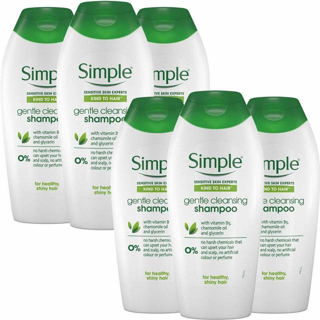Simple Kind to Hair Gentle Cleansing Shampoo with vitamin B5, chamomile oil & glycerin 400ml