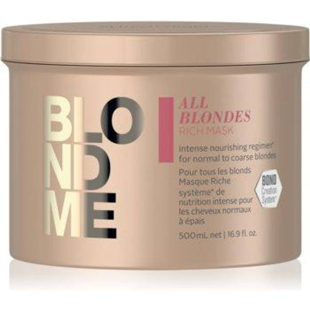 Schwarzkopf Blond keratin återställa alla blondiner rika mask, 500 ml