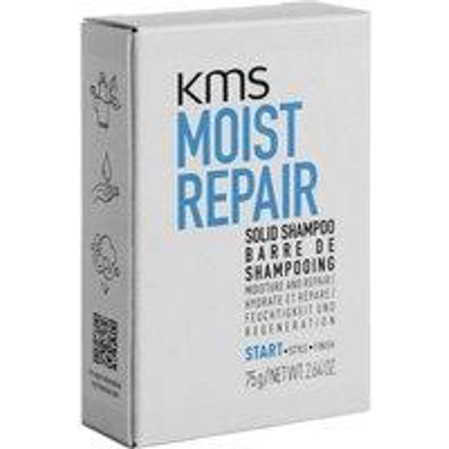 KMS Moist Repair Solid Shampoo schampotvål För skadat hår 75 g