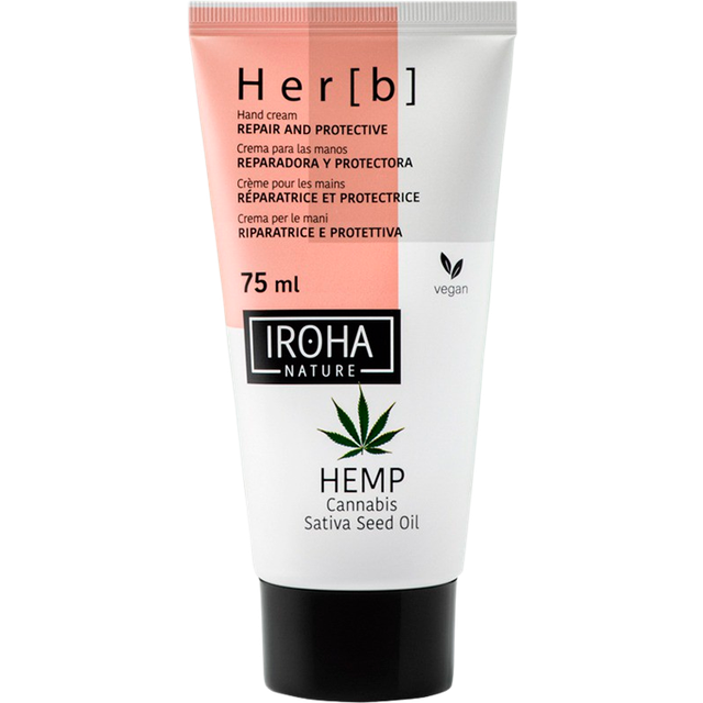IROHA Repair & Protective Hand Cream With Cannabis Oil 75ml