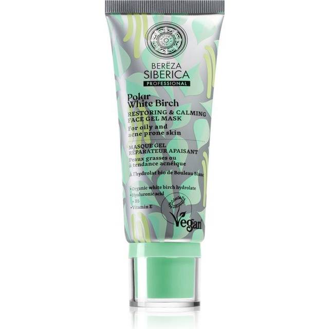 Natura Siberica Polar White Birch. Restoring & Calming face gel mask