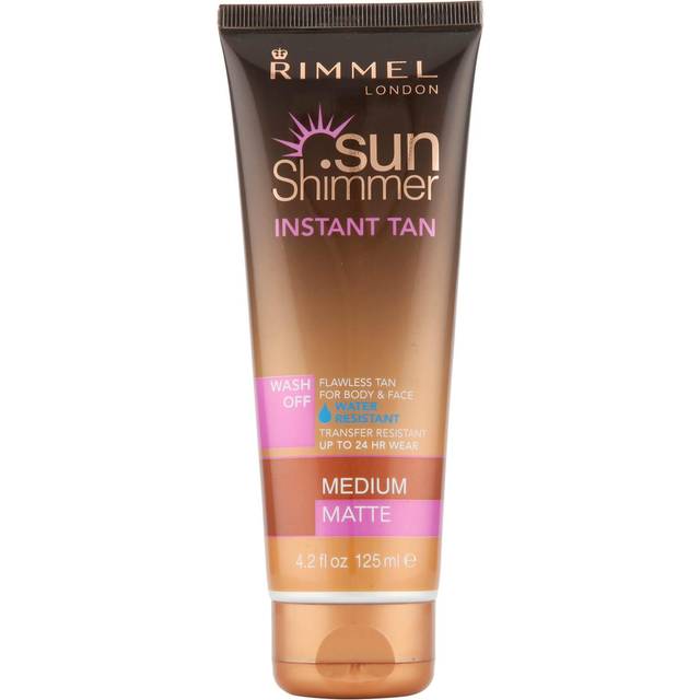 Womens Sunshimmer Instant Tan Matte Finish 125ml - Brown - 125ml