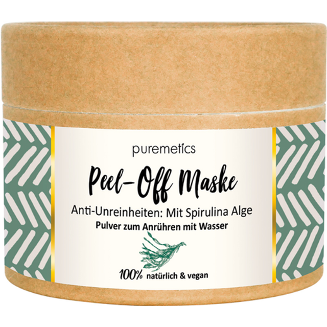 puremetics Spirulina-Alge Peel-Off Ansigtsmaske