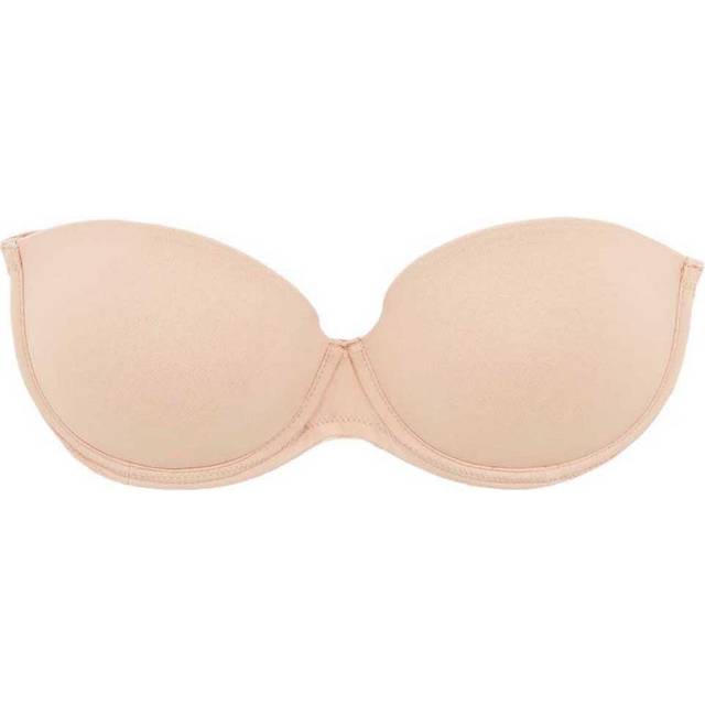 Calvin Klein dam axelbandslös bh, Beige (sanddun), 80B