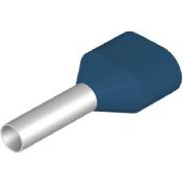 Weidmüller 9004430000 Dubbla ändhylsor 2.5 mm² Delisolerad Blå 250 st