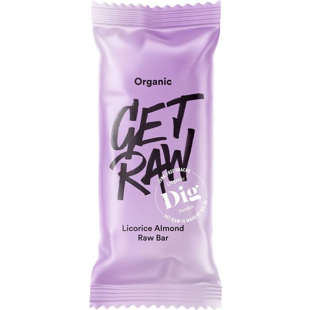 Dig GET RAW Organic Licorice Almond Bar 42 g