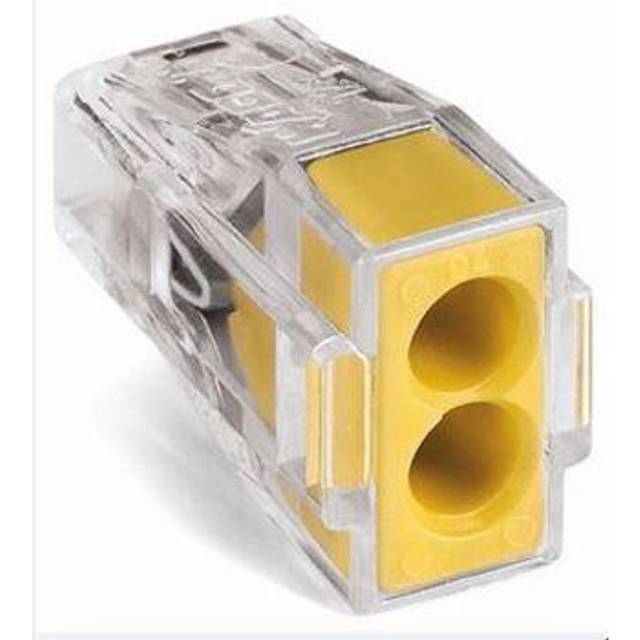 WAGO 773-102 2 Conductor PUSH WIRE® Splicing Connector 24A Yellow
