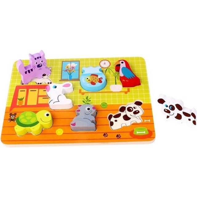 Wooden Chunky Puzzle Pets