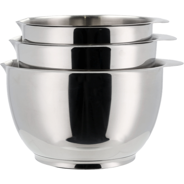 Rosti Sæt med 3 rustfri røreskåle 1,5L/2,0L/3,0L Margretheskål 3 L