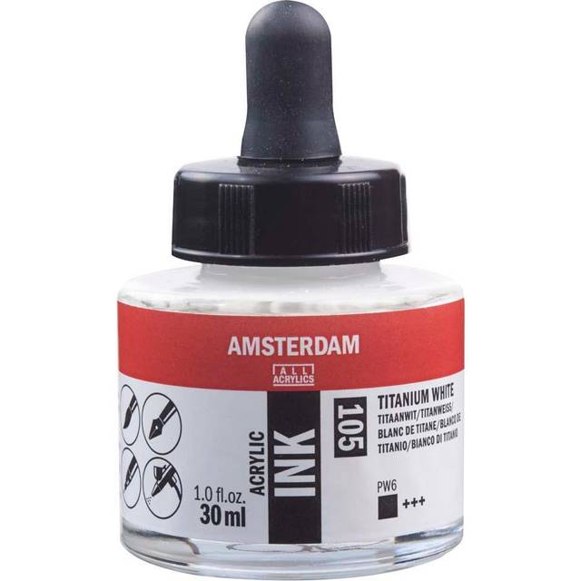 Amsterdam Ink Tit. White 30ml - Vit