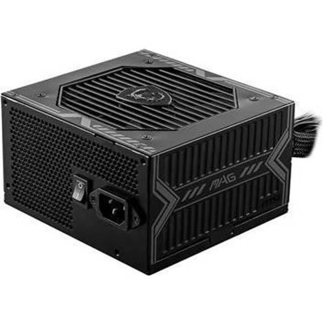 MSI MAG A650BN UK PSU 650W 80 Plus Bronze certified Sleeved non-modular cable